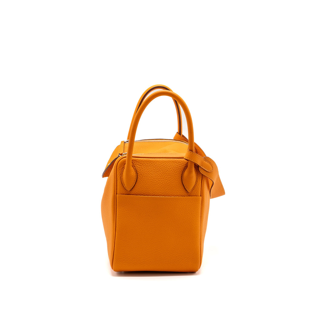 Hermes Lindy 30 Clemence Apricot SHW