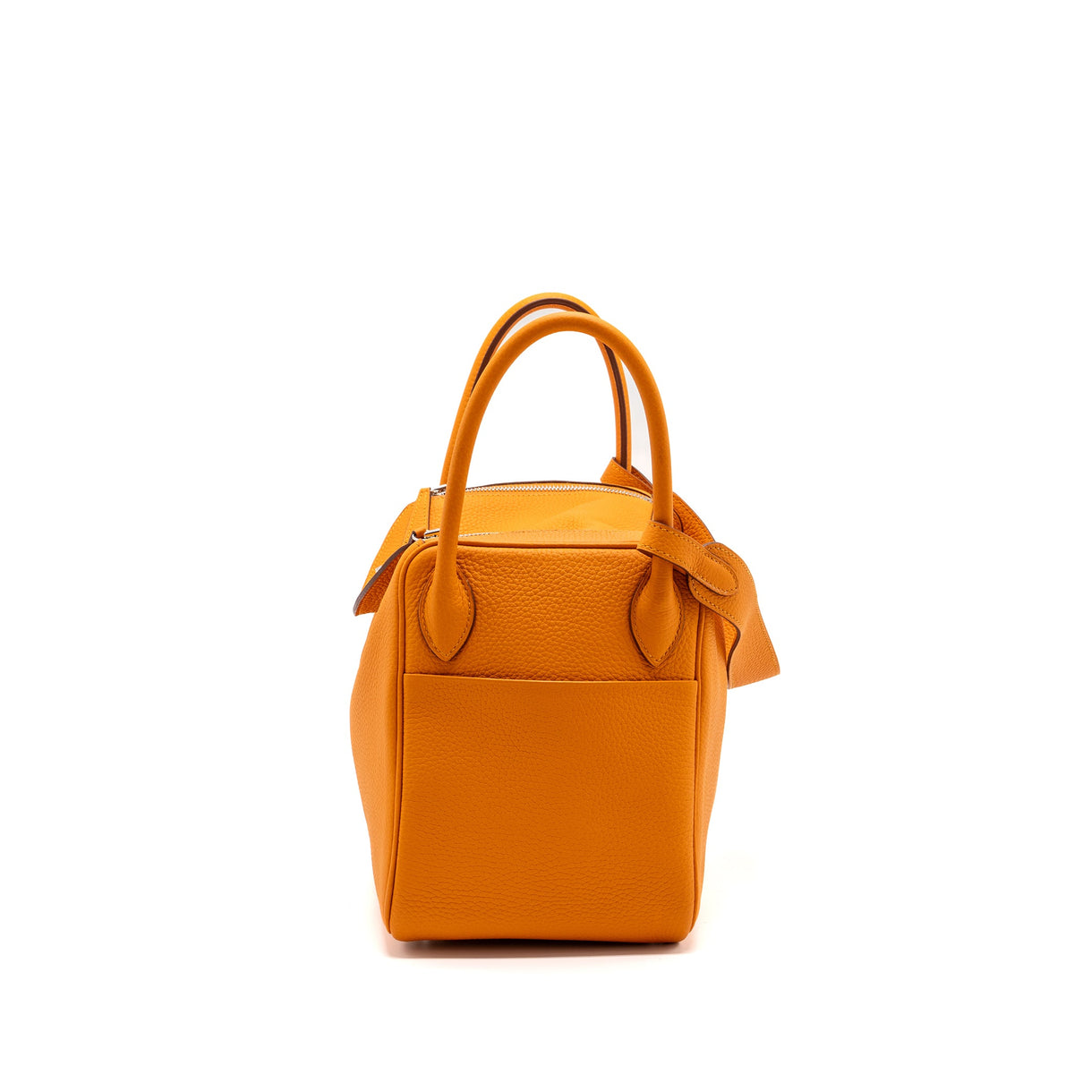Hermes Lindy 30 Clemence Apricot SHW