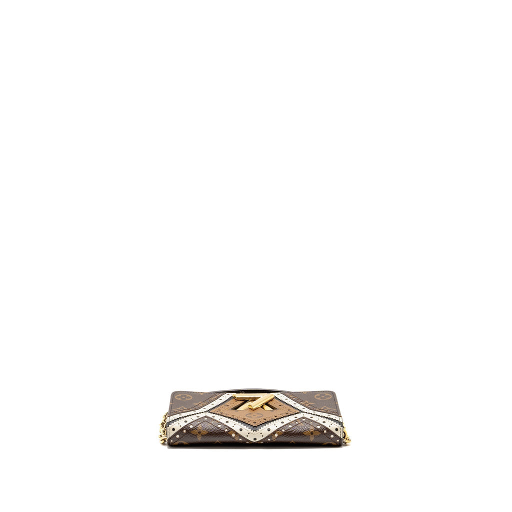 LOUIS VUITTON TWIST WALLET ON CHAIN MONOGRAM CANVAS / LEATHER MULTICOLOUR GHW