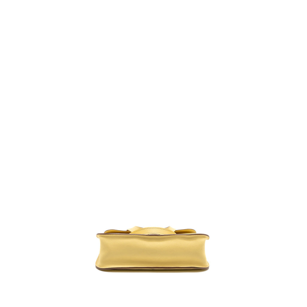 HERMES MINI HALZAN 22 SWIFT 1Z JAUNE POUSSIN SHW