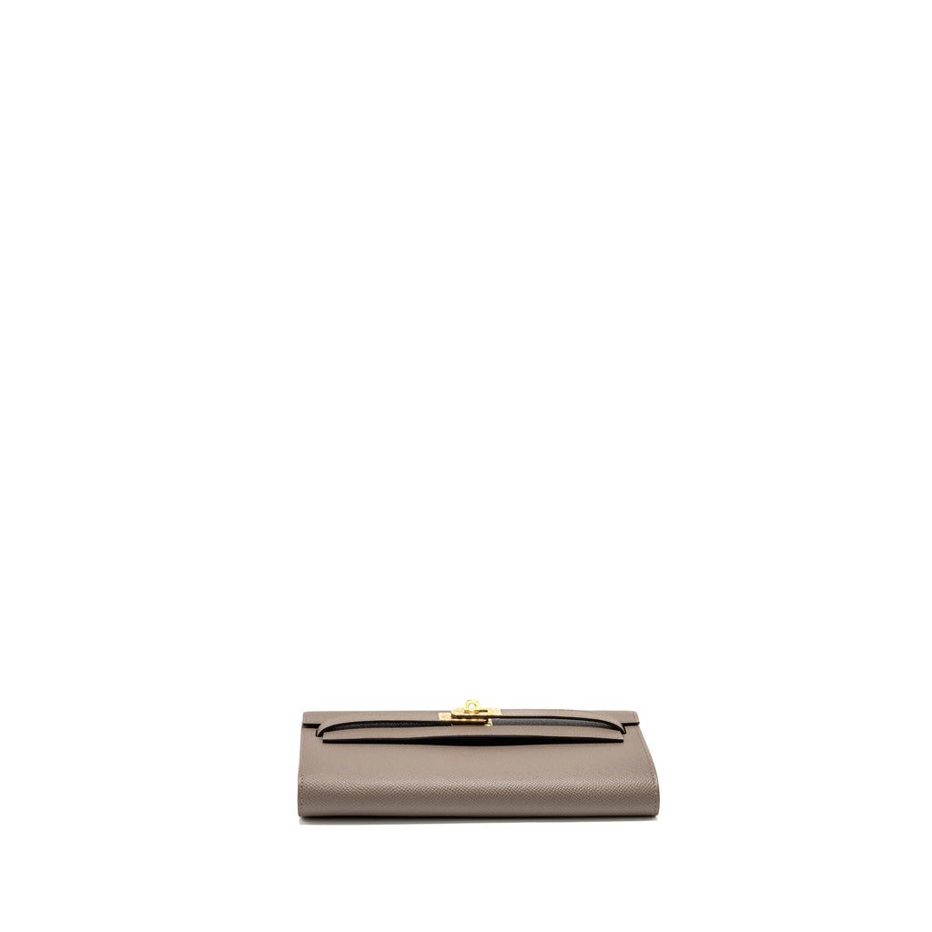 HERMES KELLY TO GO EPSOM GRIS ETAIN GHW
