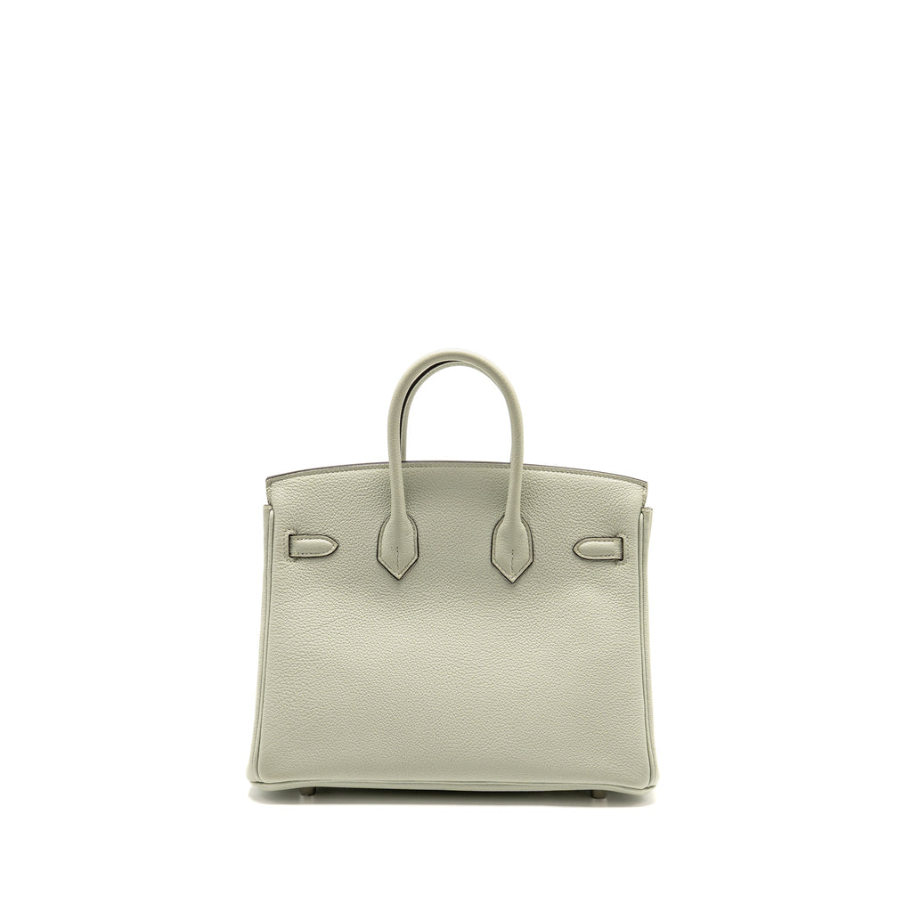 Hermes Birkin 25 togo gris neve SHW