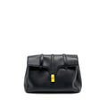 CELINE MEDIUM SOFT 16 BAG GRAINED CALFSKIN BLACK GHW