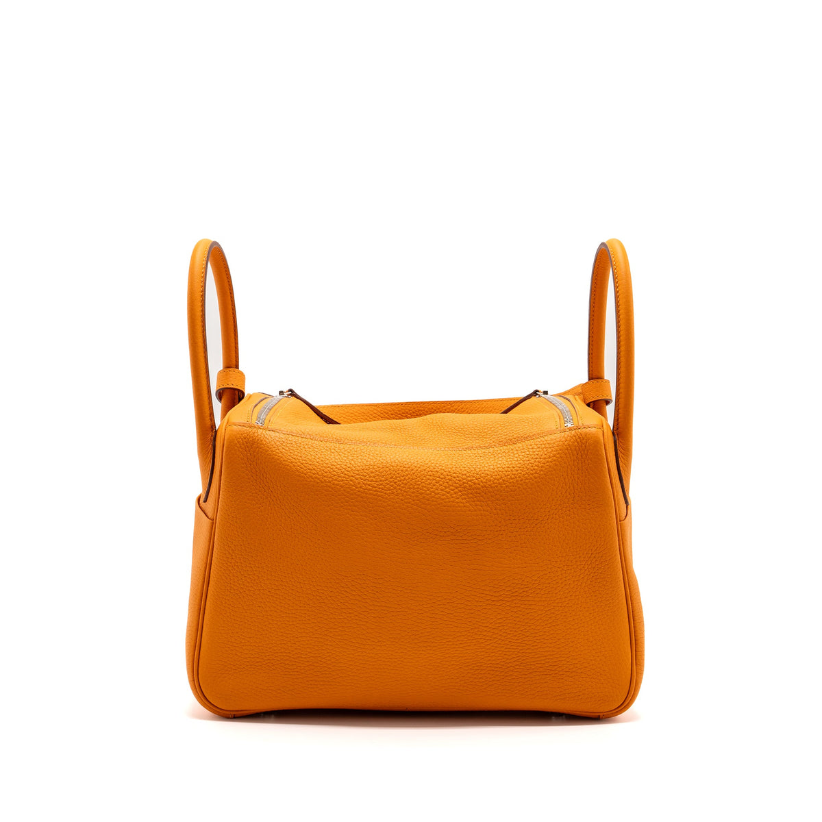 Hermes Lindy 30 Clemence Apricot SHW