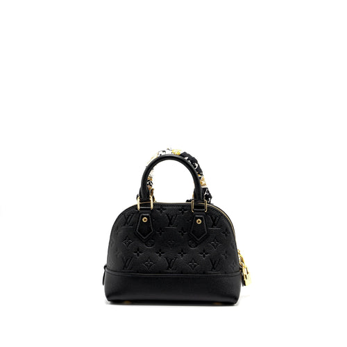 LOUIS VUITTON NEO ALMA BB MONOGRAM EMPREINTE LEATHER BLACK GHW(NEW VERSION)