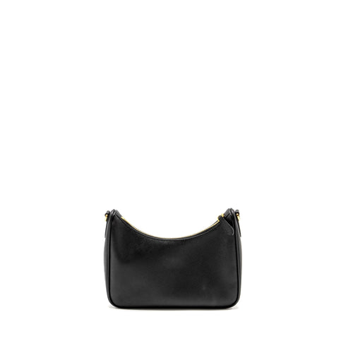 PRADA RE-EDITION 2005 SAFFIANO LEATHER BLACK GHW