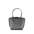 GOYARD MINI ANJOU TOTE BAG CANVAS / CALFSKIN GREY SHW