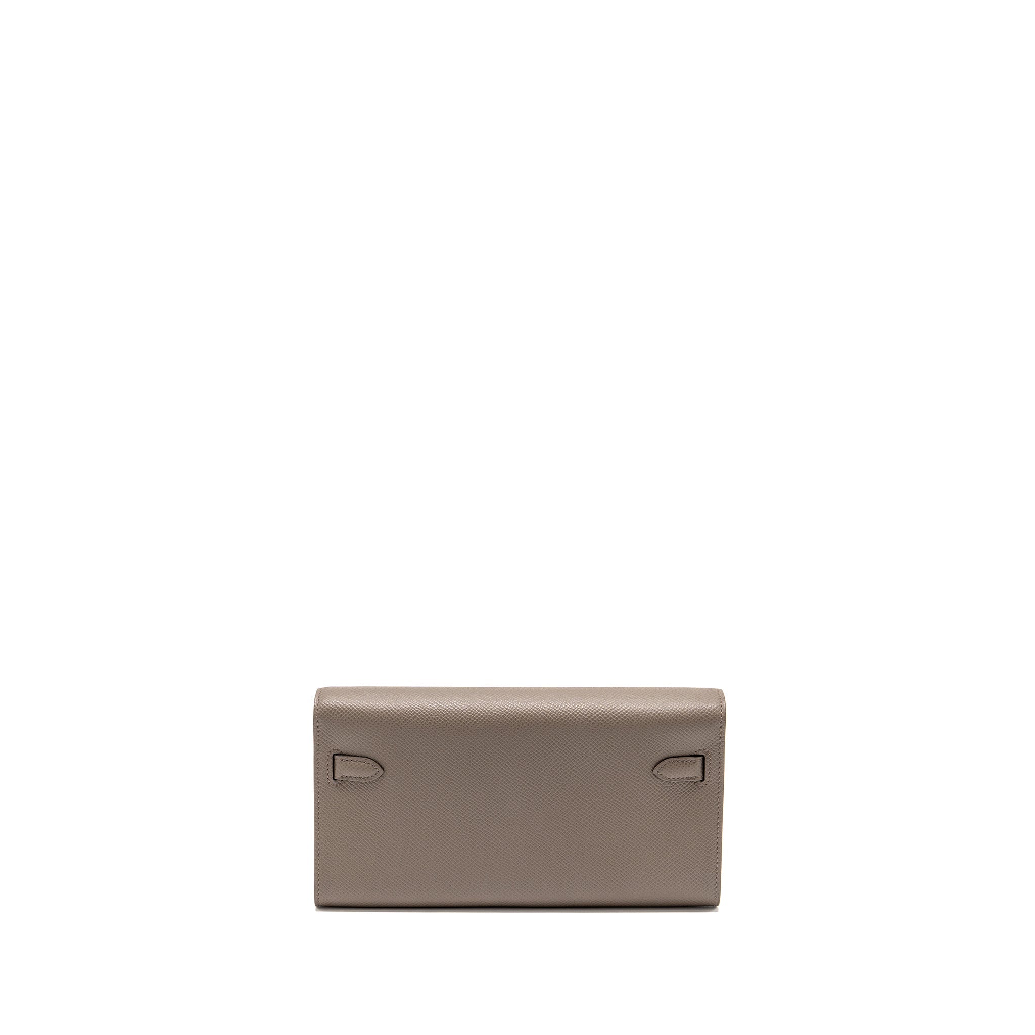HERMES KELLY TO GO EPSOM GRIS ETAIN GHW