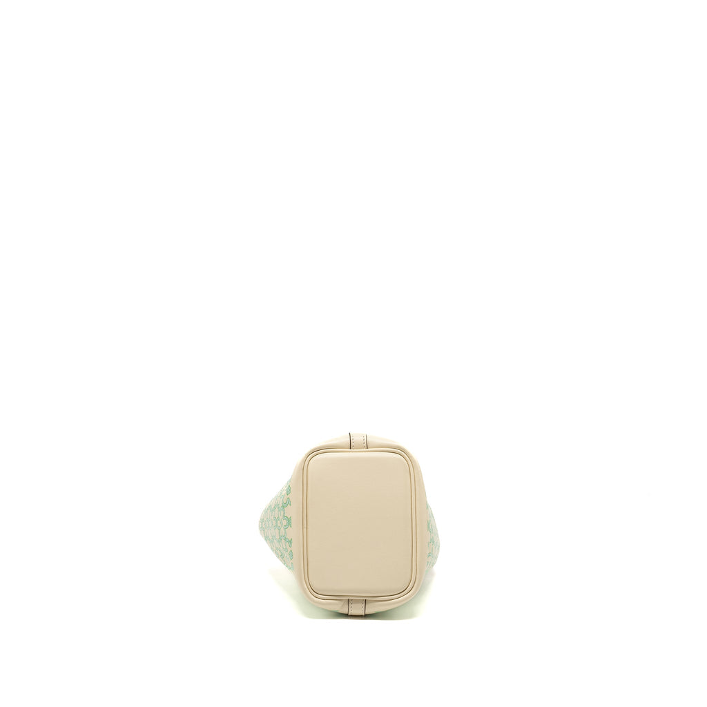 HERMES LUCKY DAISY MICRO PICOTIN SWIFT NATA-VERT-BLANC SHW