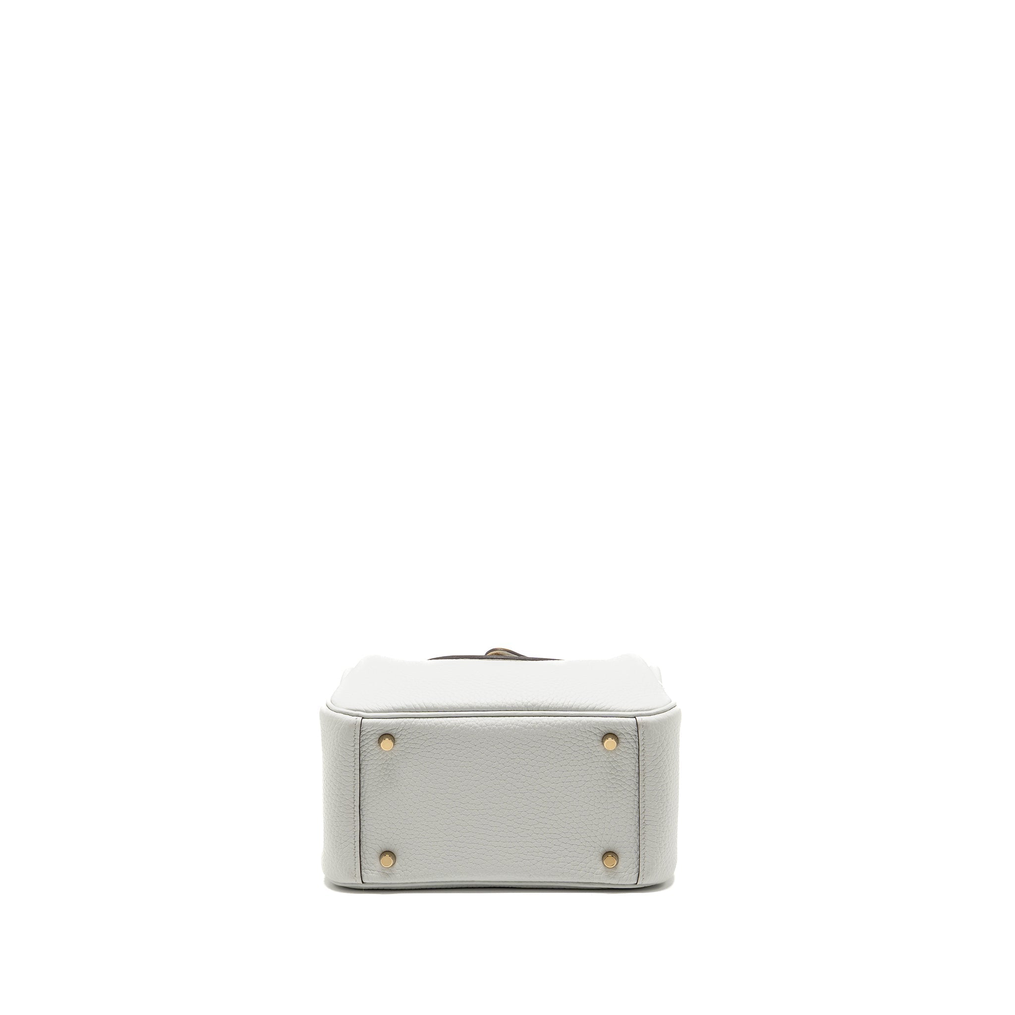 HERMES MINI LINDY II CLEMENCE GRIS PLATINE GHW