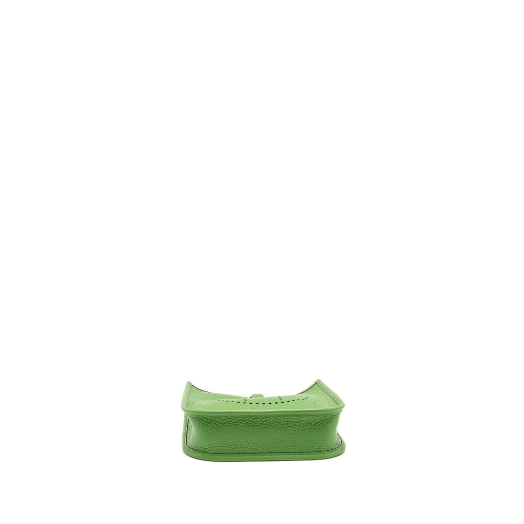 HERME MINI EVELYNE CLEMENCE VERT YUCCA SHW
