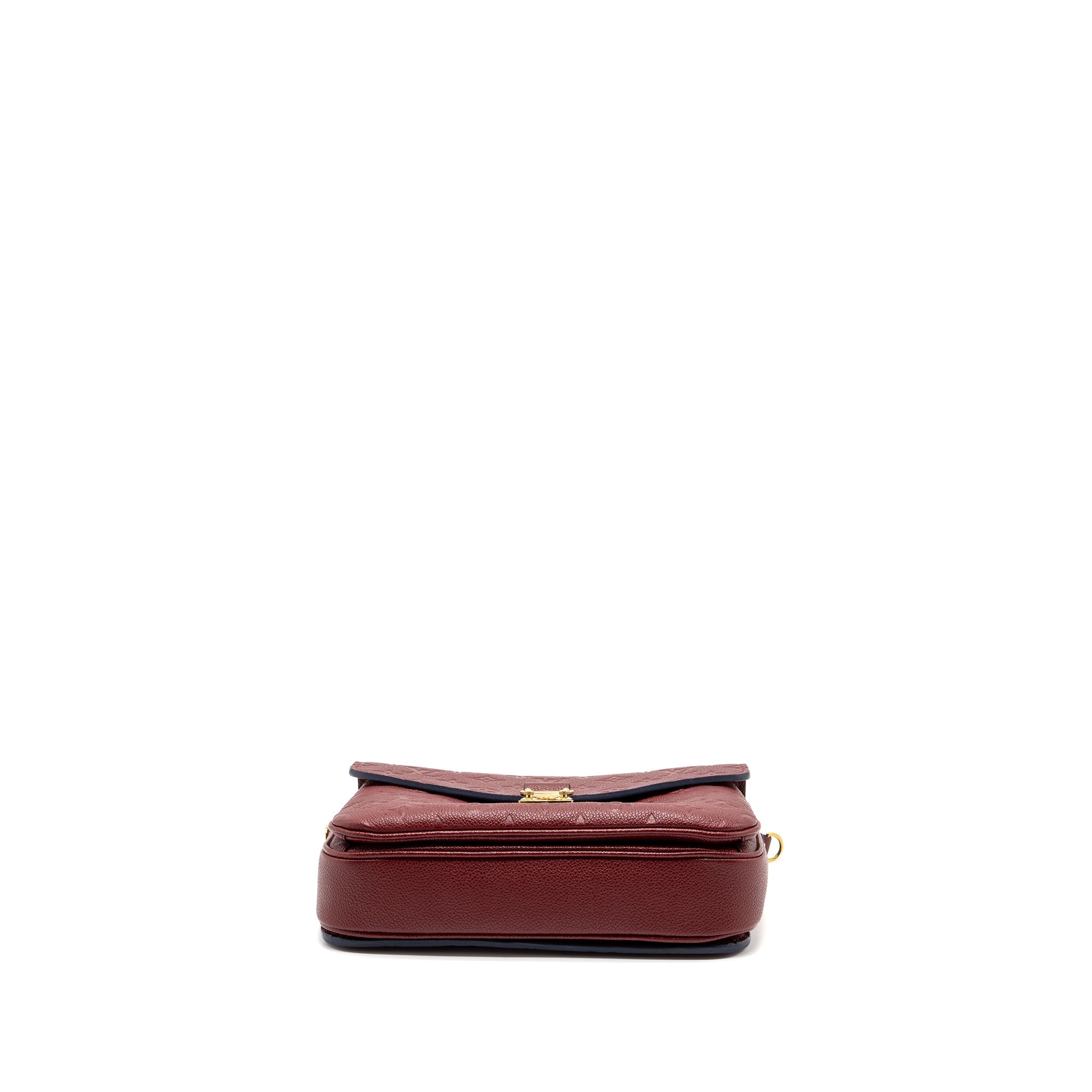 LOUIS VUITTON POCHETTE MÉTIS MONOGRAM EMPREINTE RED GHW
