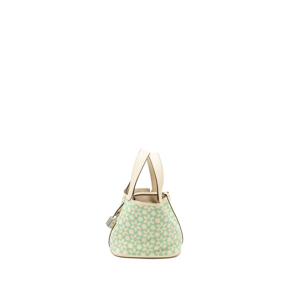 HERMES LUCKY DAISY MICRO PICOTIN SWIFT NATA-VERT-BLANC SHW