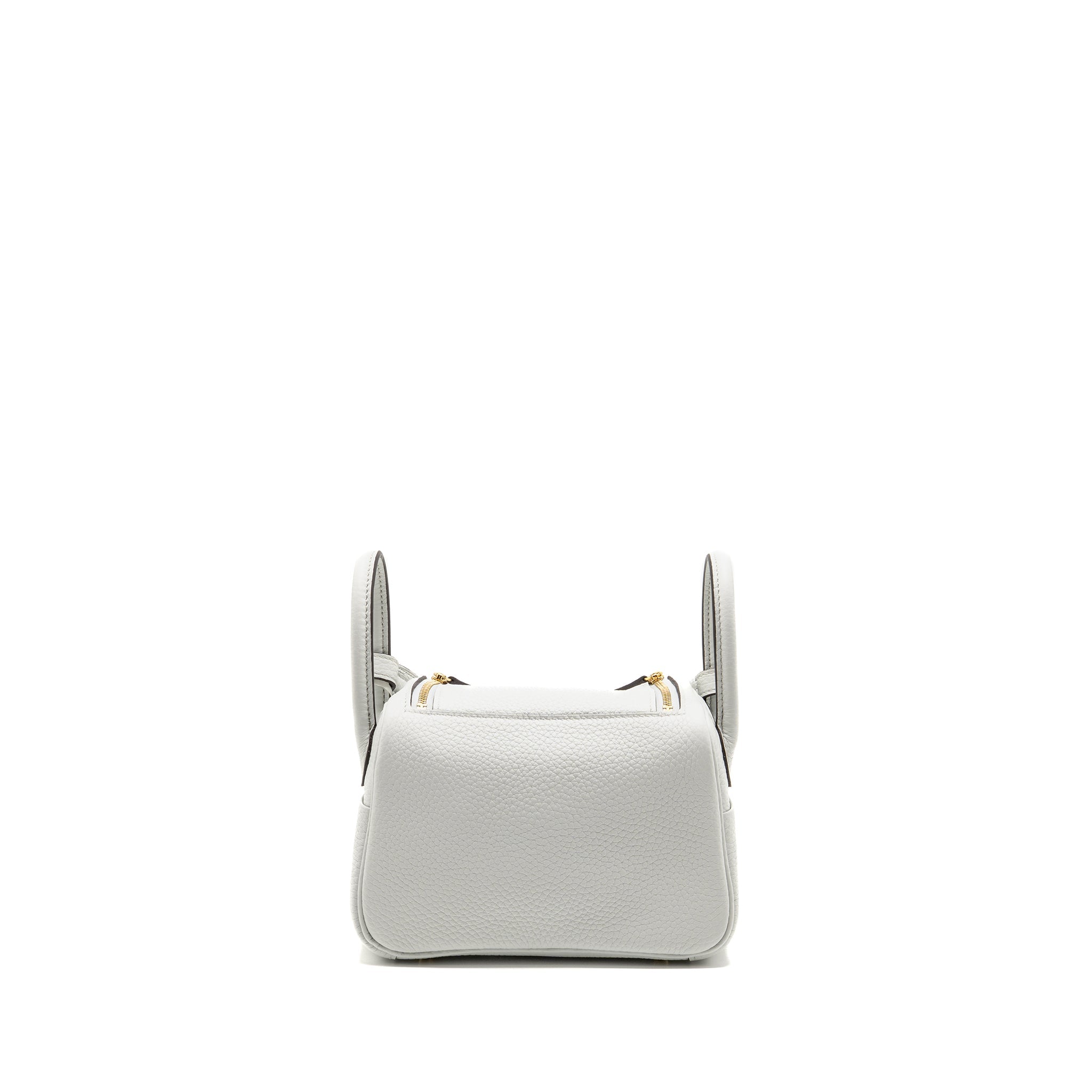 HERMES MINI LINDY II CLEMENCE GRIS PLATINE GHW