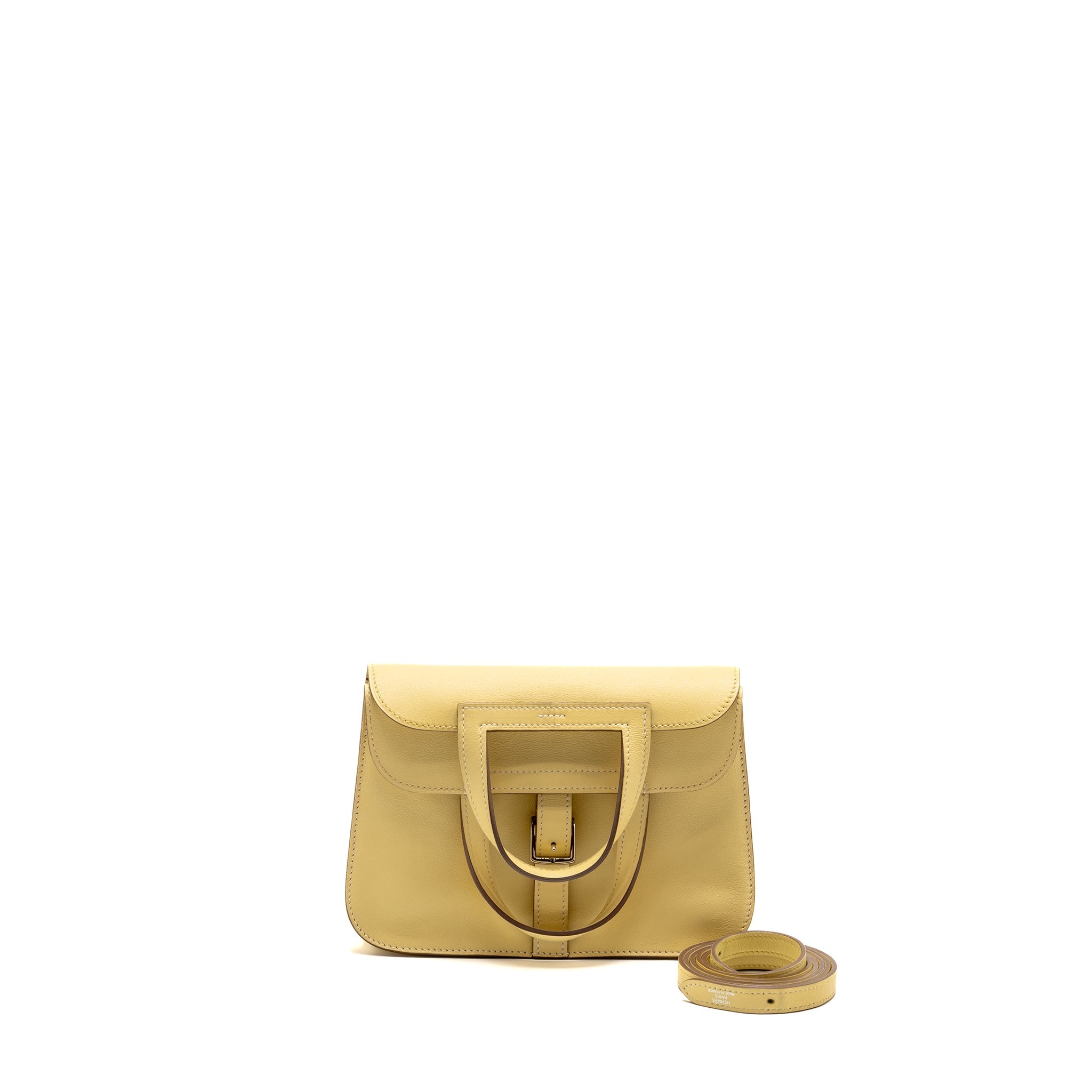 HERMES MINI HALZAN 22 SWIFT 1Z JAUNE POUSSIN SHW