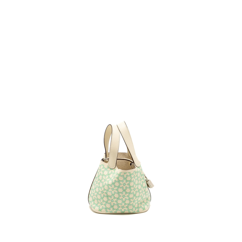 HERMES LUCKY DAISY MICRO PICOTIN SWIFT NATA-VERT-BLANC SHW