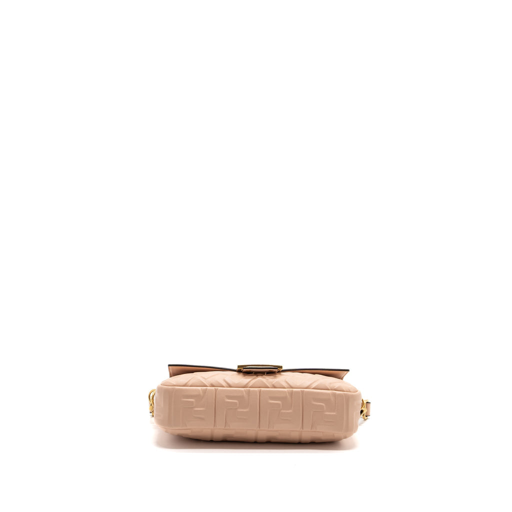 FENDI BAGUETTE BAG LAMBSKIN LIGHT PINK GHW