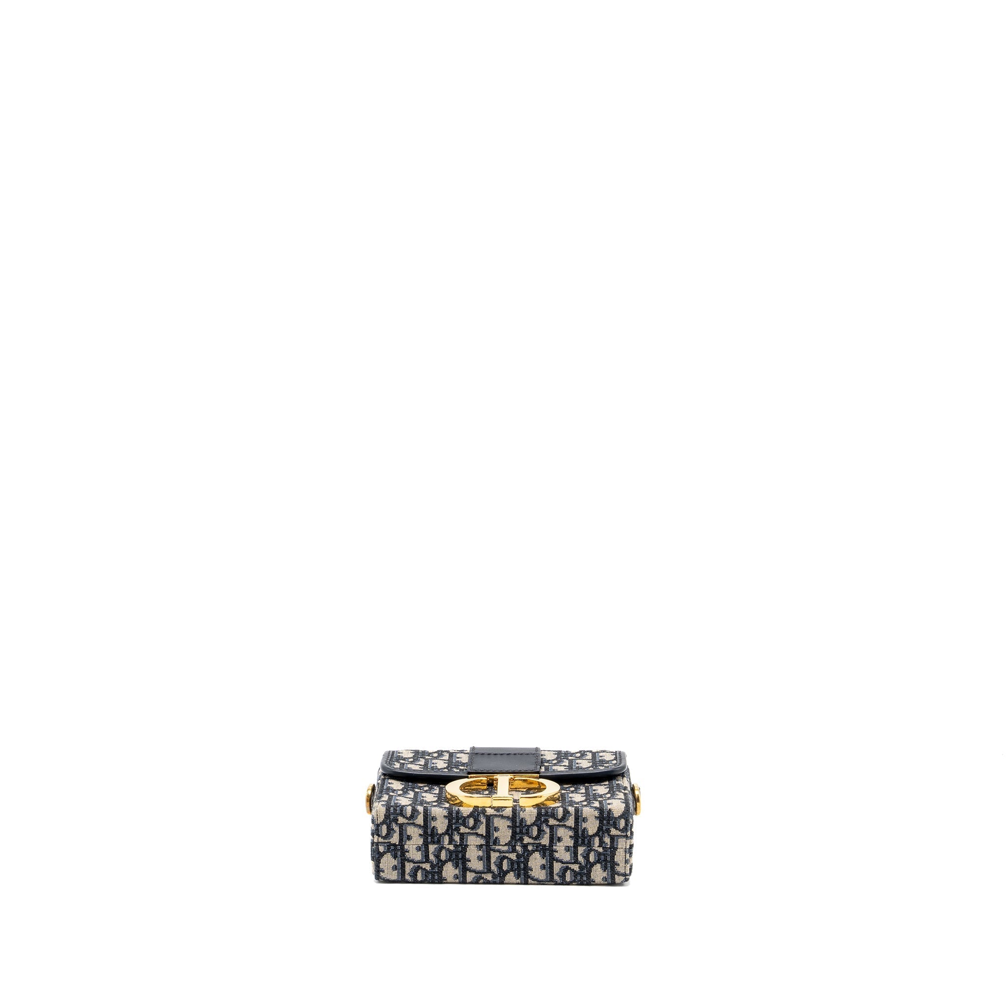 DIOR 30 MONTAIGNE BOX BLUE OBLIQUE JACQUARD GHW