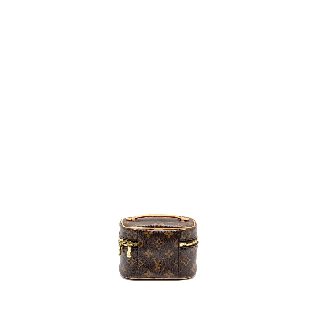 LOUIS VUITTON NICE NANO MONOGRAM CANVAS GHW