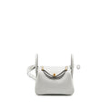 HERMES MINI LINDY II CLEMENCE GRIS PLATINE GHW