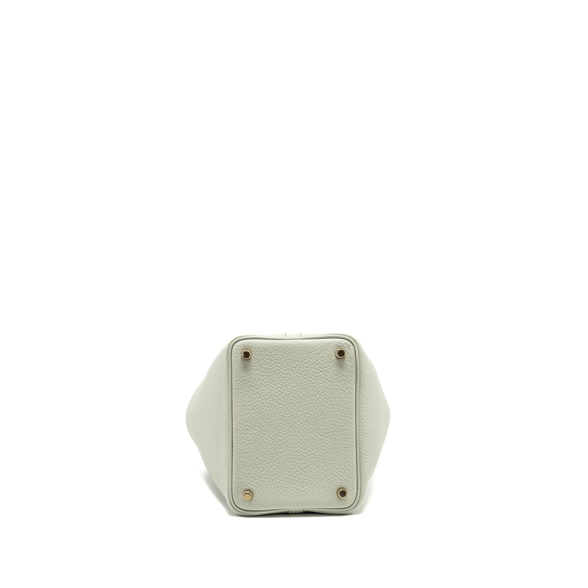 HERMES PICOTIN 18 LOCK BAG CLEMENCE GRIS NEVE GHW