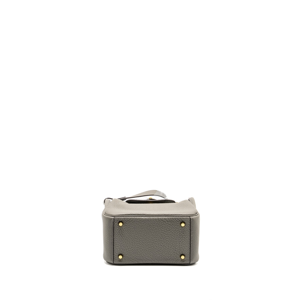HERMES MINI LINDY CLEMENCE GRIS MEYER GHW