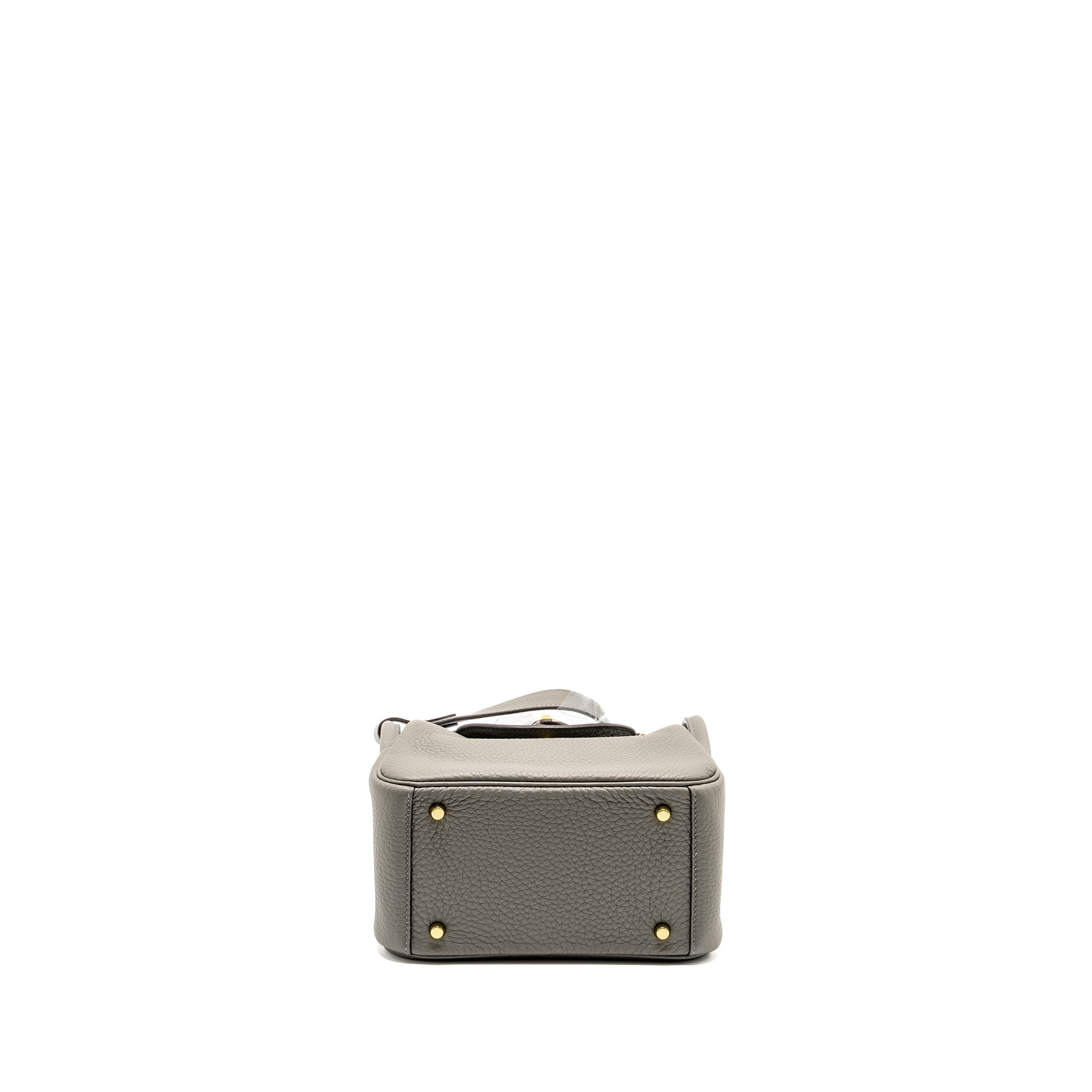 HERMES MINI LINDY CLEMENCE GRIS MEYER GHW