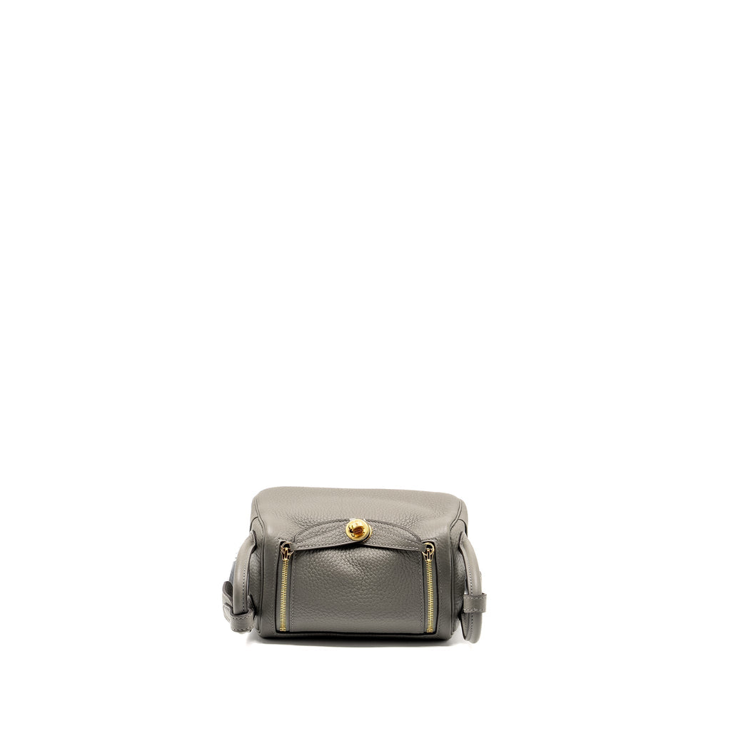 HERMES MINI LINDY CLEMENCE GRIS MEYER GHW