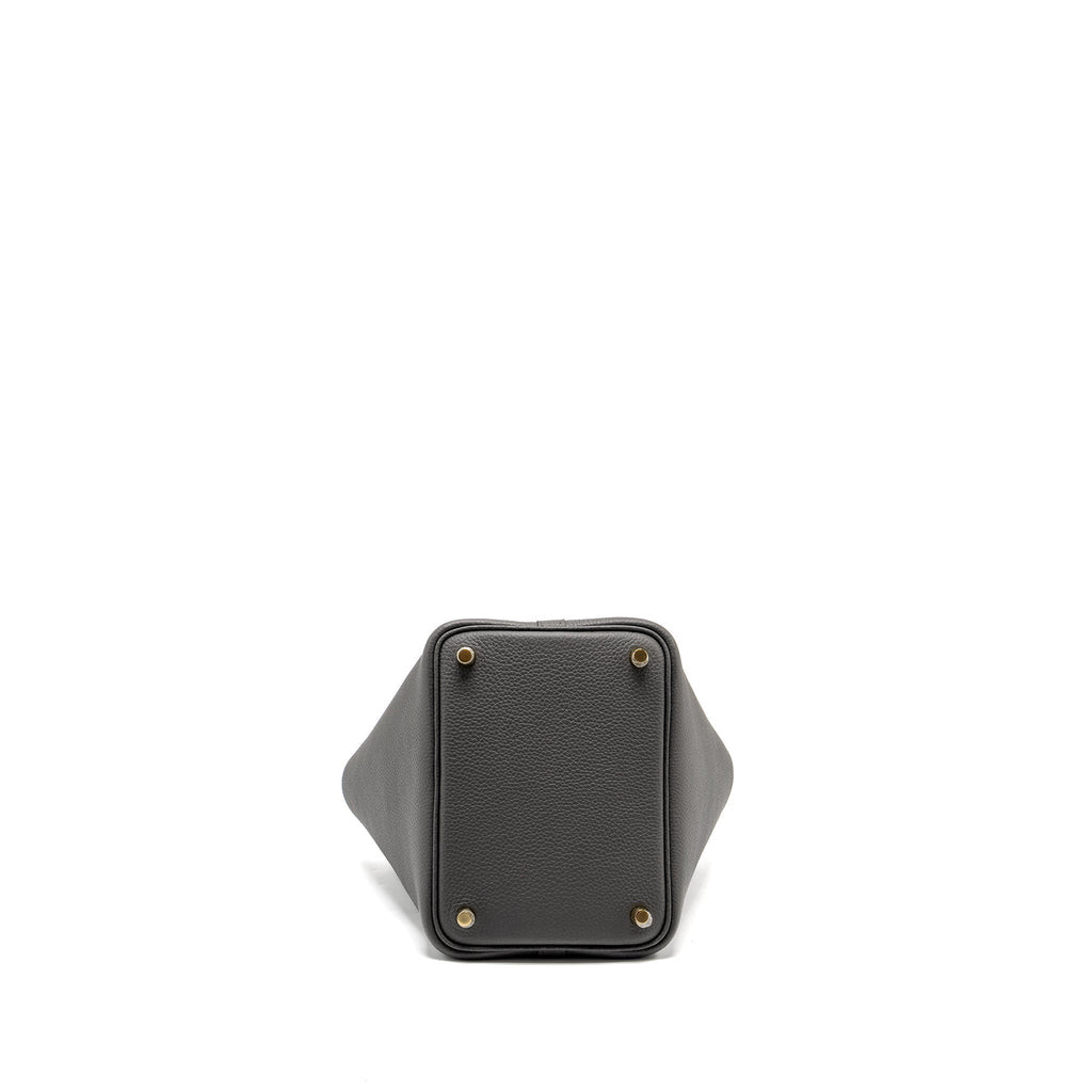 HERMES PICOTIN 18 LOCK BAG TARUILLON MAURICE GRAPHITE GHW