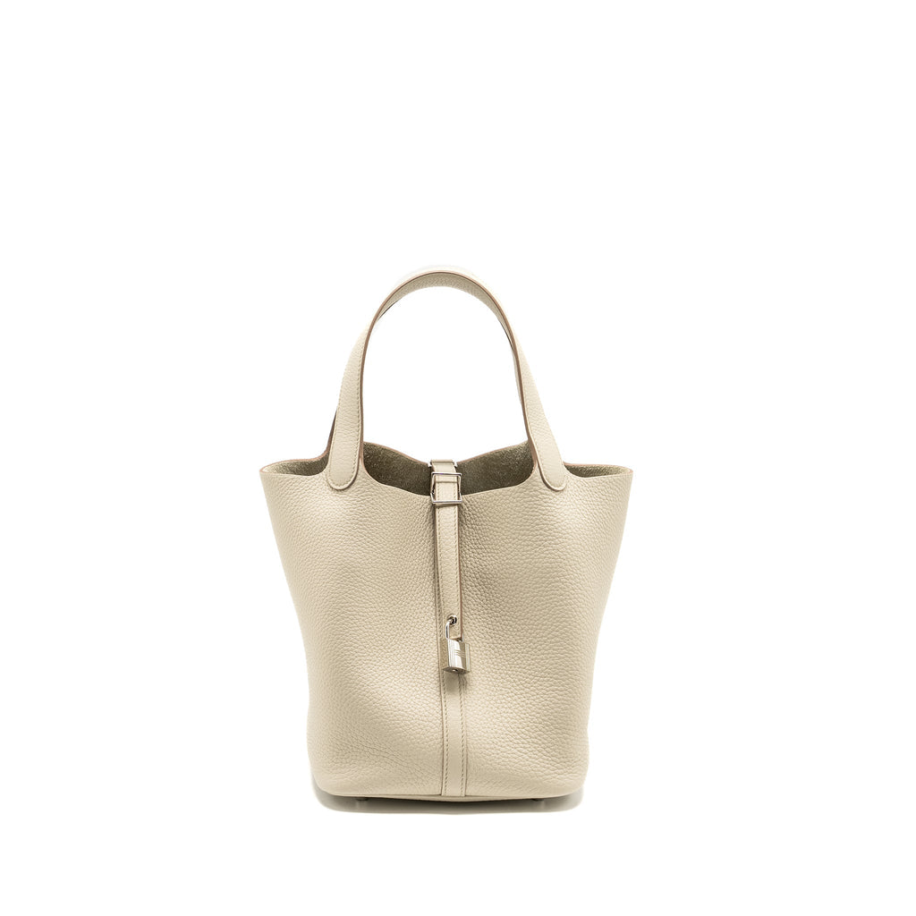 HERMES PICOTIN 22 LOCK BAG CLEMENCE BETON SHW