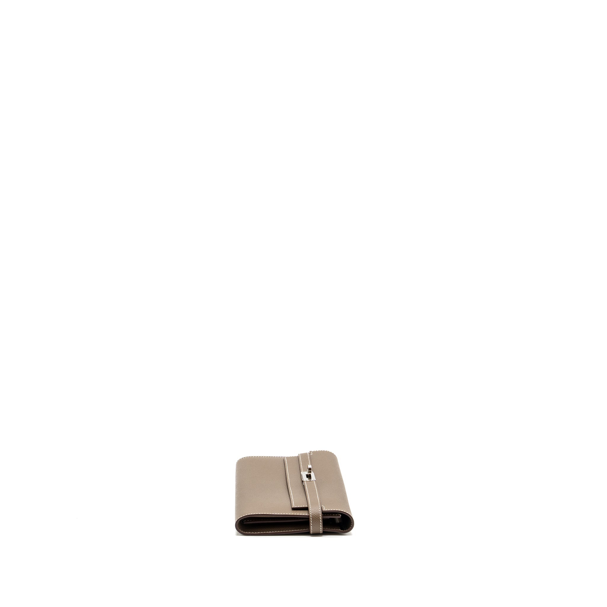 HERMES KELLY CLASSIC LONG WALLET EPSOM ETOUPE SHW