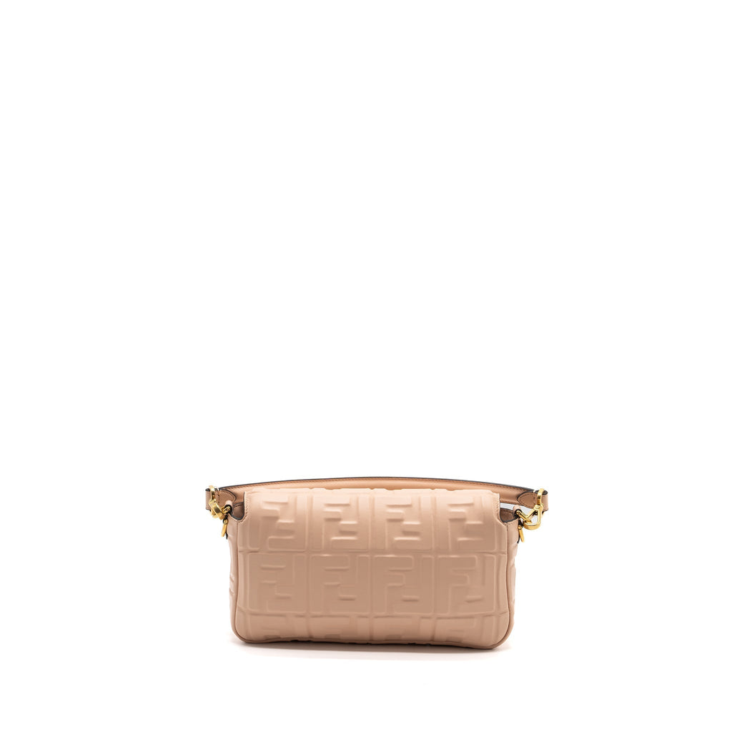 FENDI BAGUETTE BAG LAMBSKIN LIGHT PINK GHW