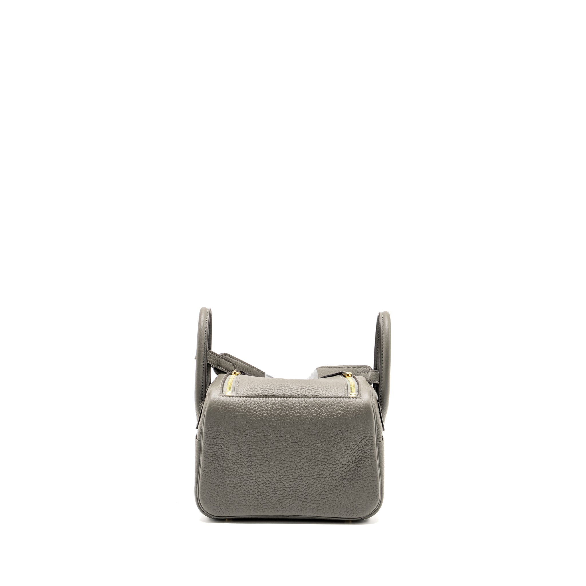 HERMES MINI LINDY CLEMENCE GRIS MEYER GHW