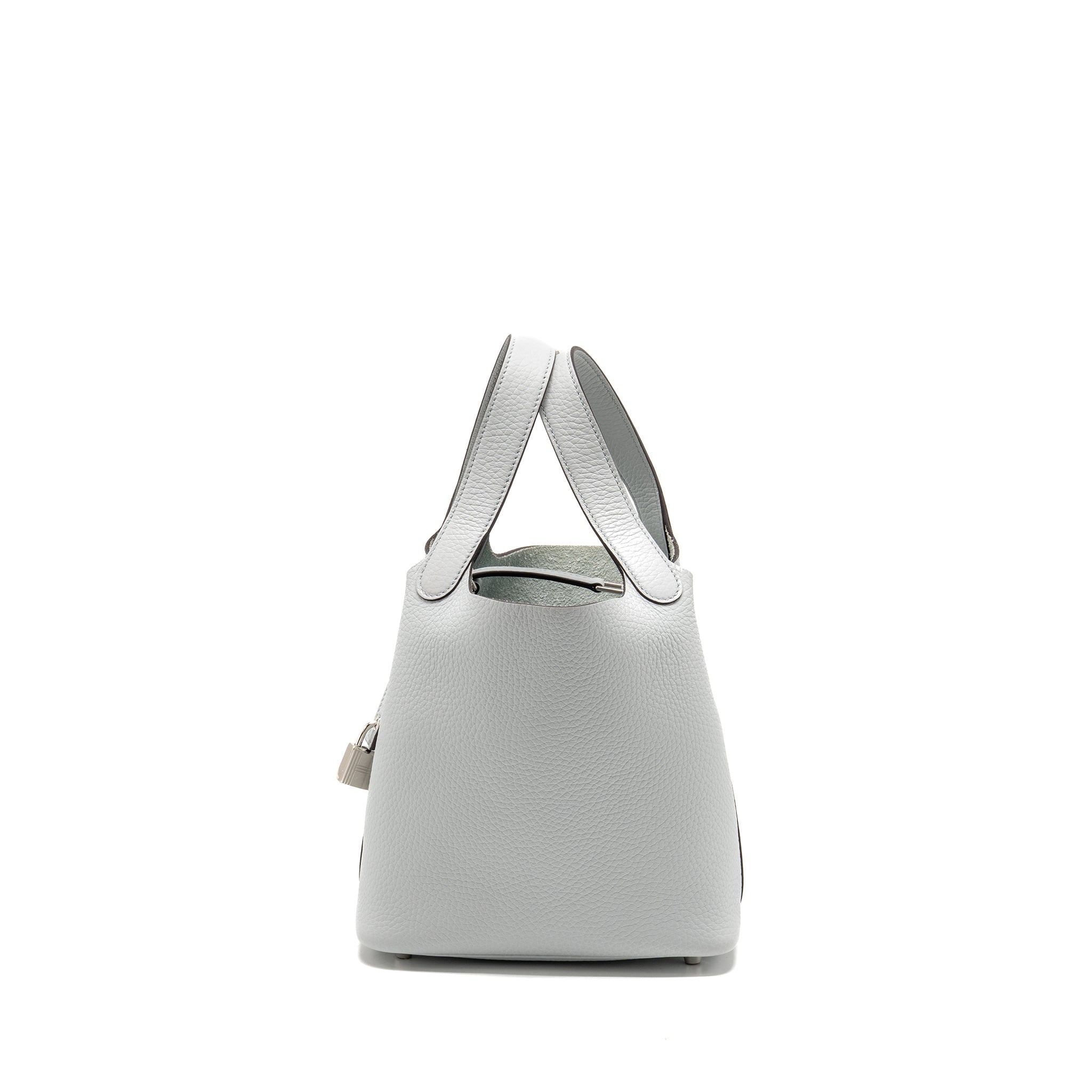 HERMES PICOTIN 18 LOCK BAG CLEMENCE BLUE PALE SHW