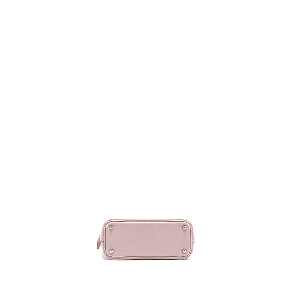 HERMES MINI BOLIDE EVERCOLOR MAUVE PALE/ CARAMEL SHW