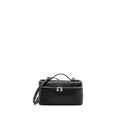 LORO PIANA EXTRA POCKET L19 GRAINED CALFSKIN BLACK SHW