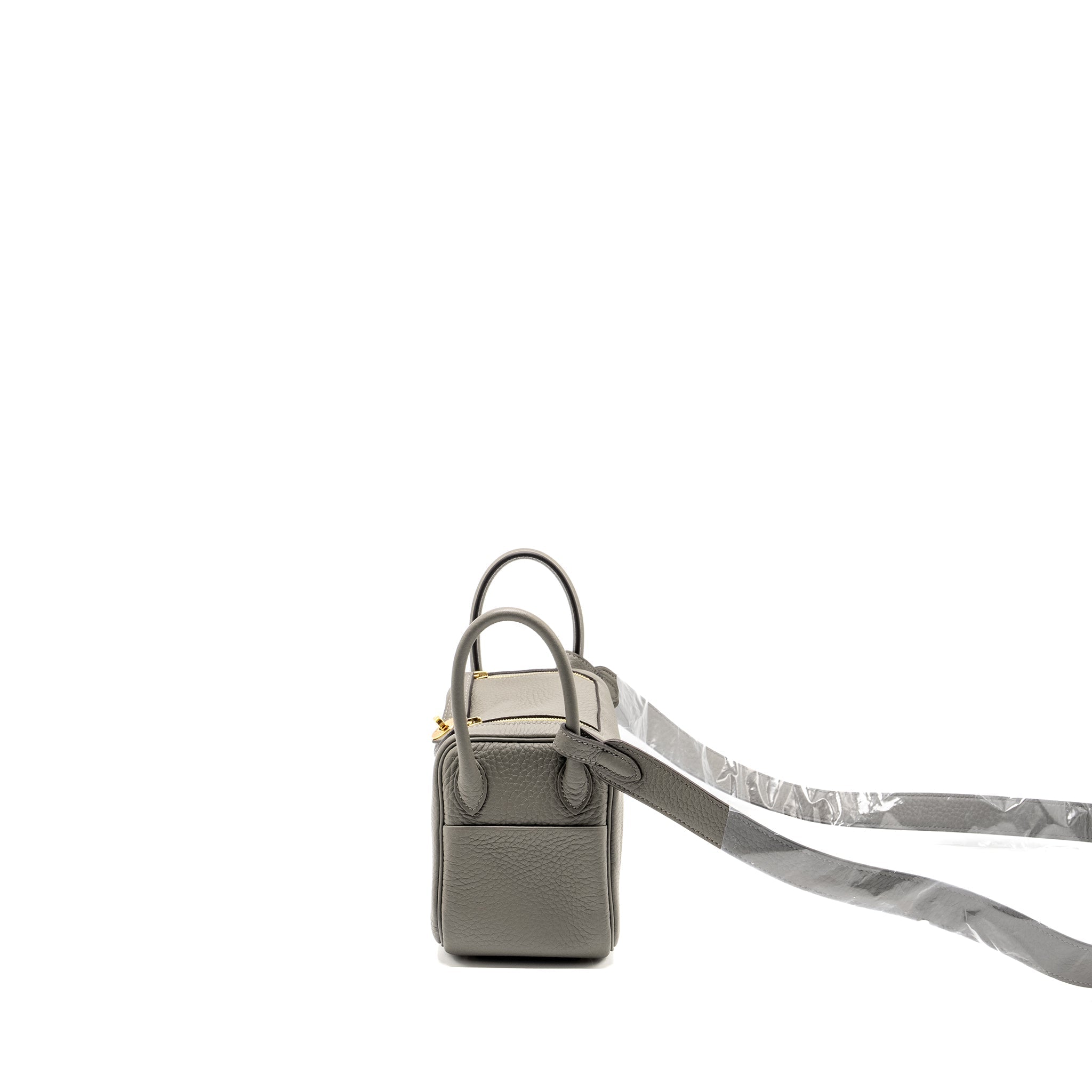 HERMES MINI LINDY CLEMENCE GRIS MEYER GHW