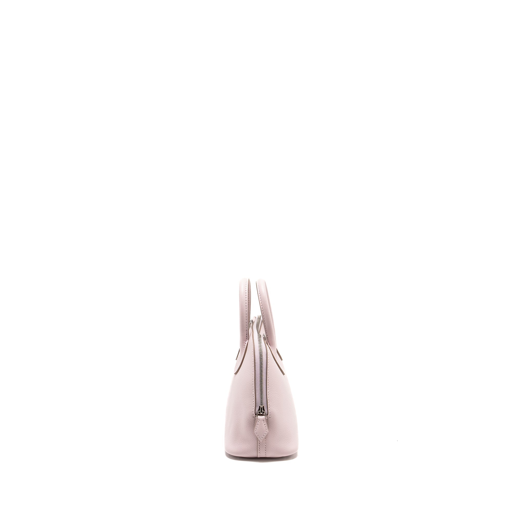 HERMES MINI BOLIDE EVERCOLOR MAUVE PALE/ CARAMEL SHW
