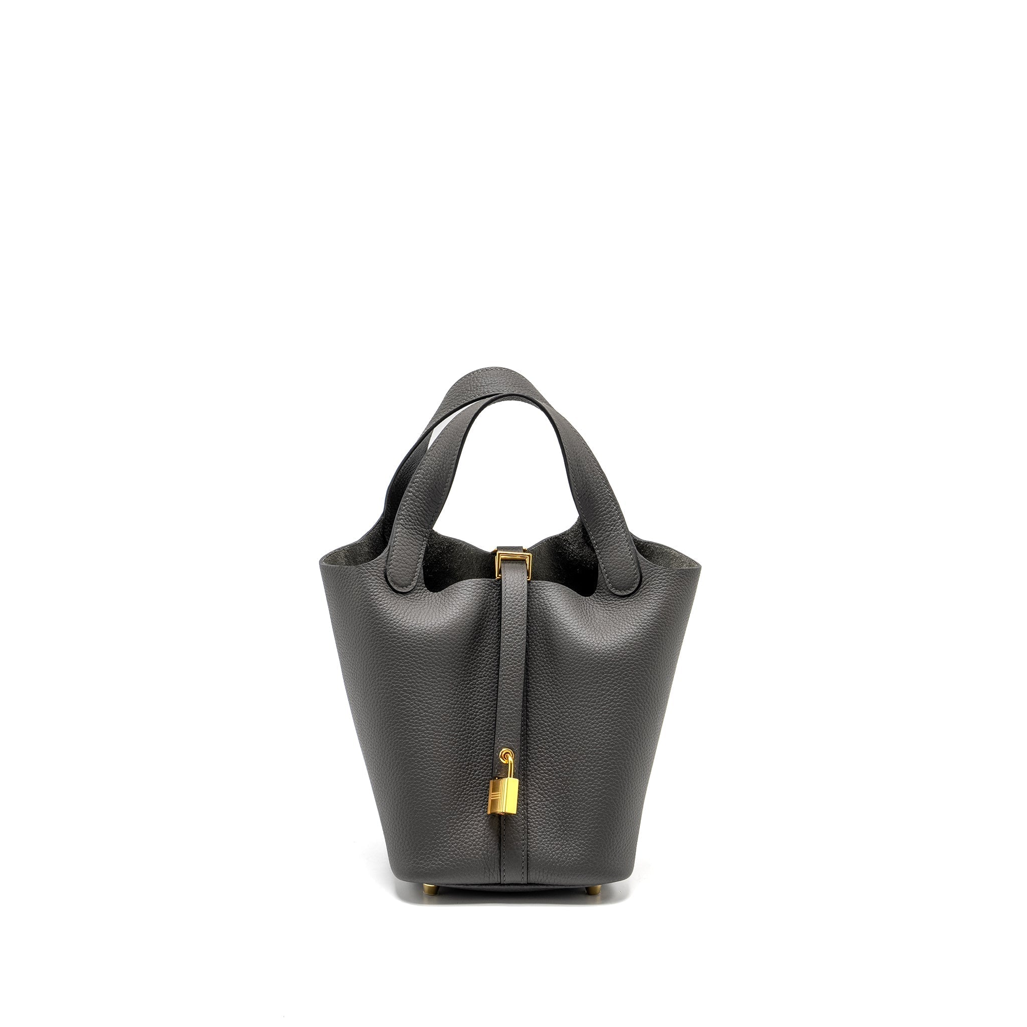 HERMES PICOTIN 18 LOCK BAG TARUILLON MAURICE GRAPHITE GHW