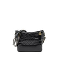 CHANEL LARGE GABRIELLE HOBO BAG CALFSKIN BLACK MULTICOLOR HARDWARE