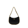CHANEL 23B HOBO SHOULDER BAG LAMBSKIN BLACK BRUSHED GHW(MICROCHIP)