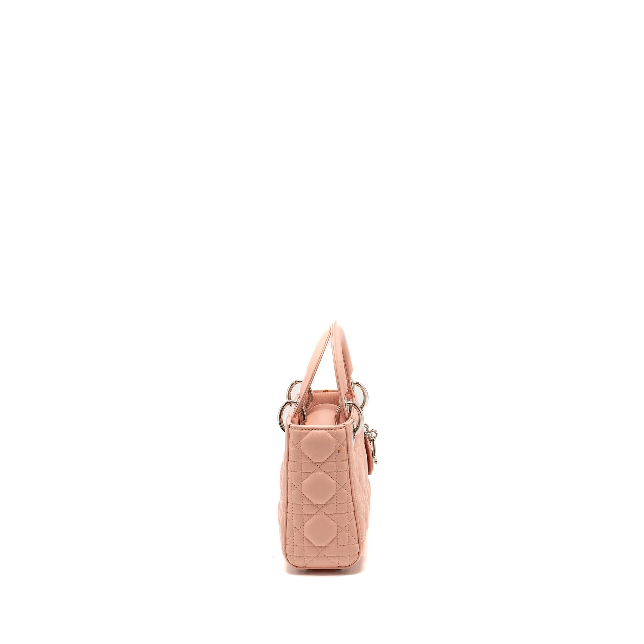 DIOR MINI LADY DIOR LAMBSKIN LIGHT PINK SHW