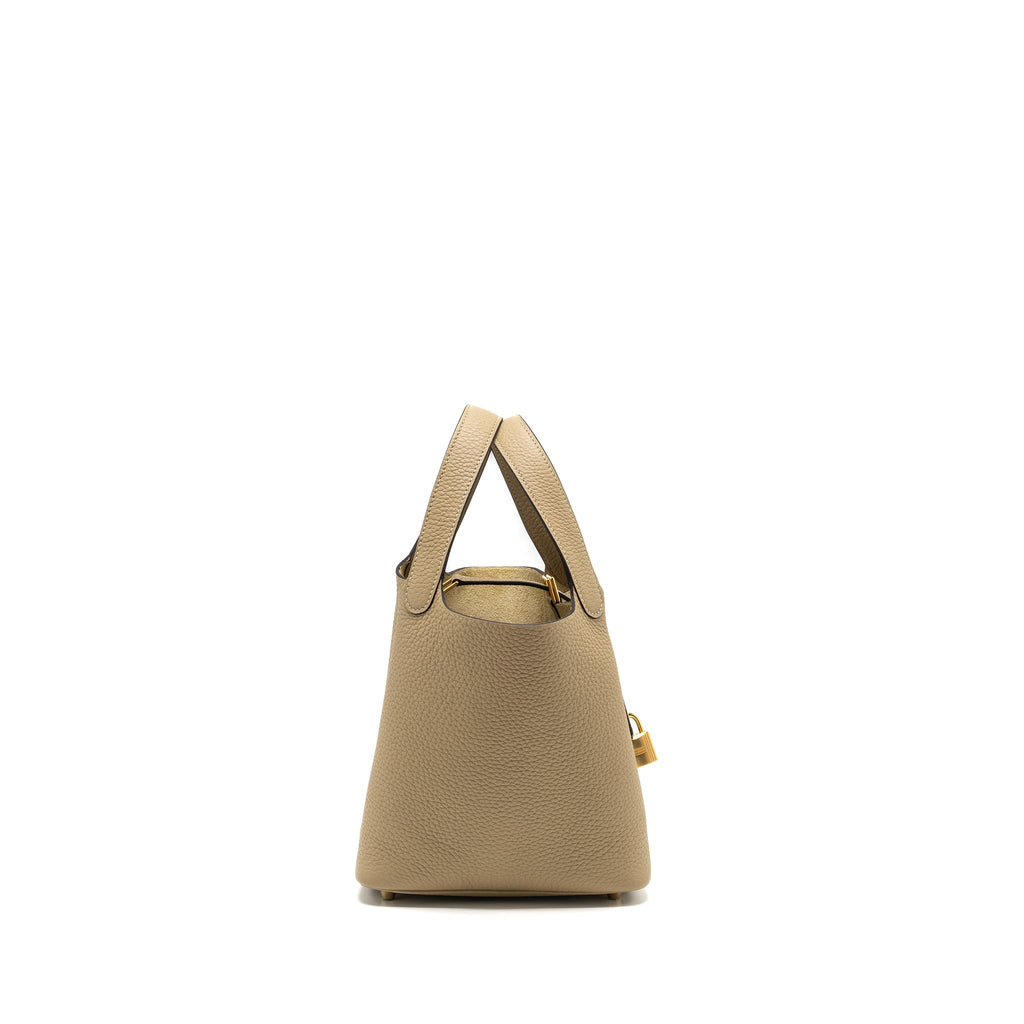 HERMES PICOTIN 18 LOCK BAG CLEMENCE TRENCH GHW