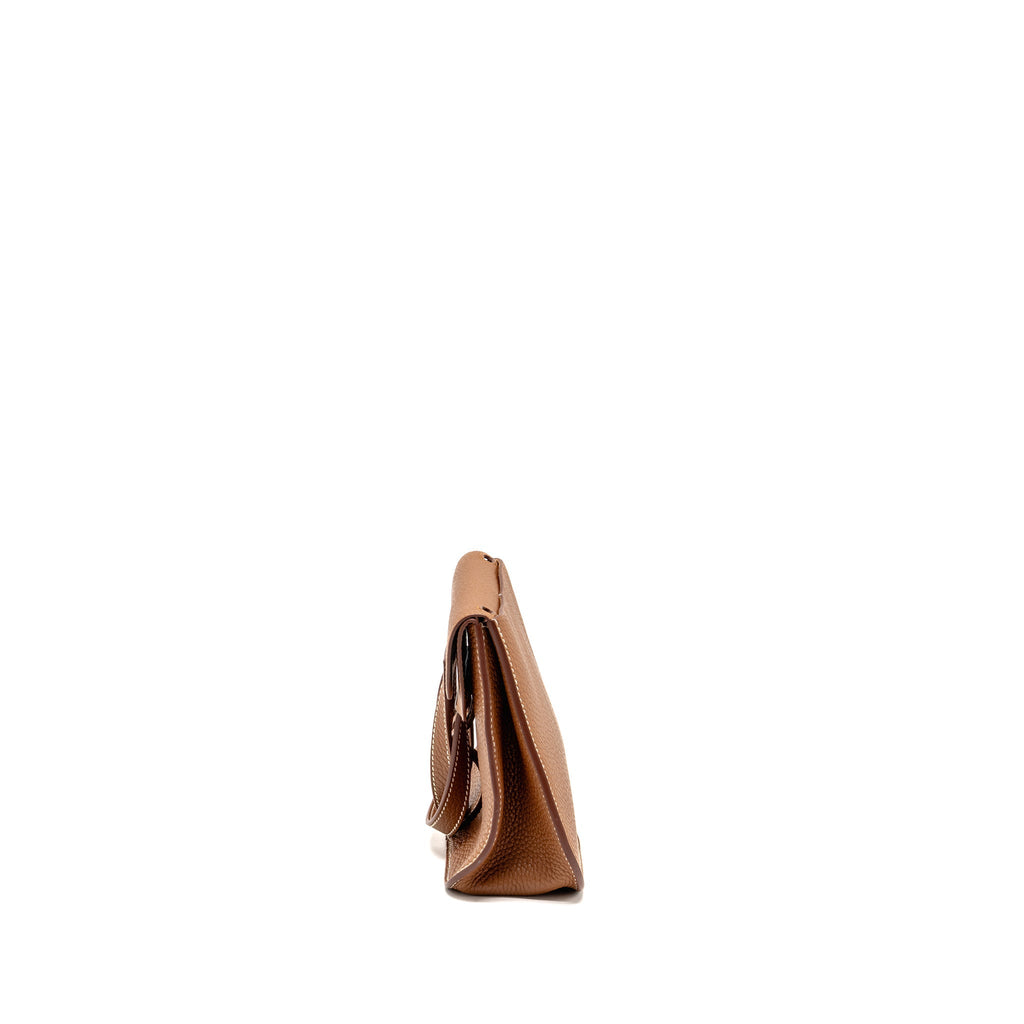 HERMES HALZAN 25 CLEMENCE GOLD GHW