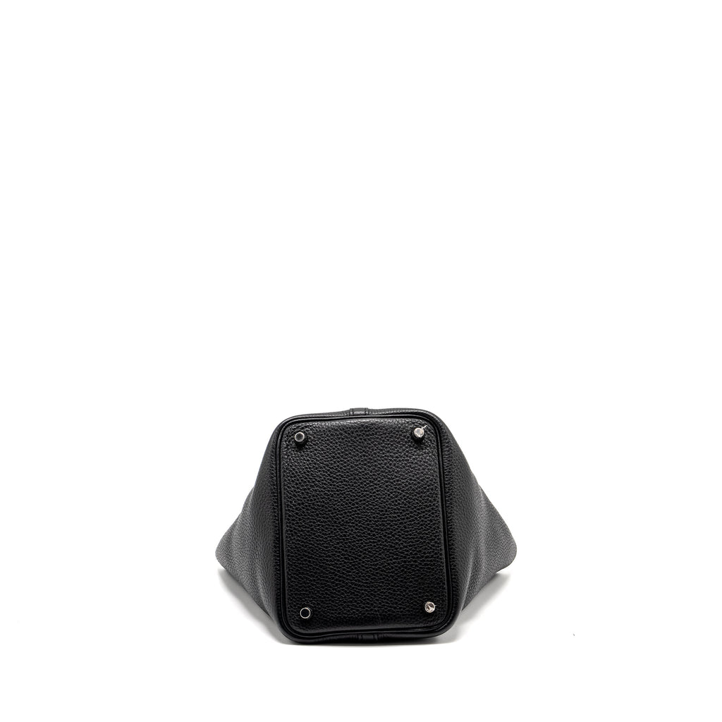 HERMES PICOTIN 18 LOCK BAG CLEMENCE BLACK SHW