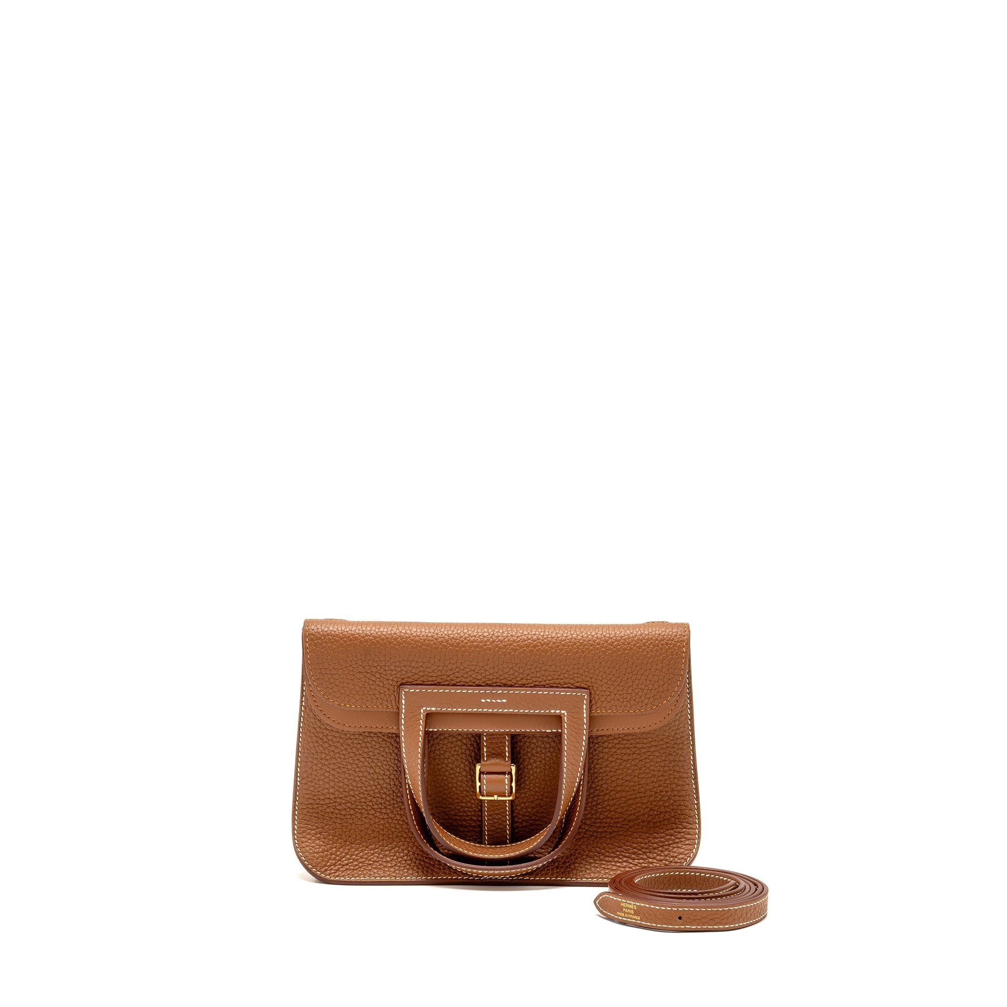 HERMES HALZAN 25 CLEMENCE GOLD GHW