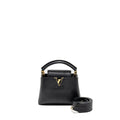 LOUIS VUITTON CAPUCINES MINI TAURILLON BLACK GHW