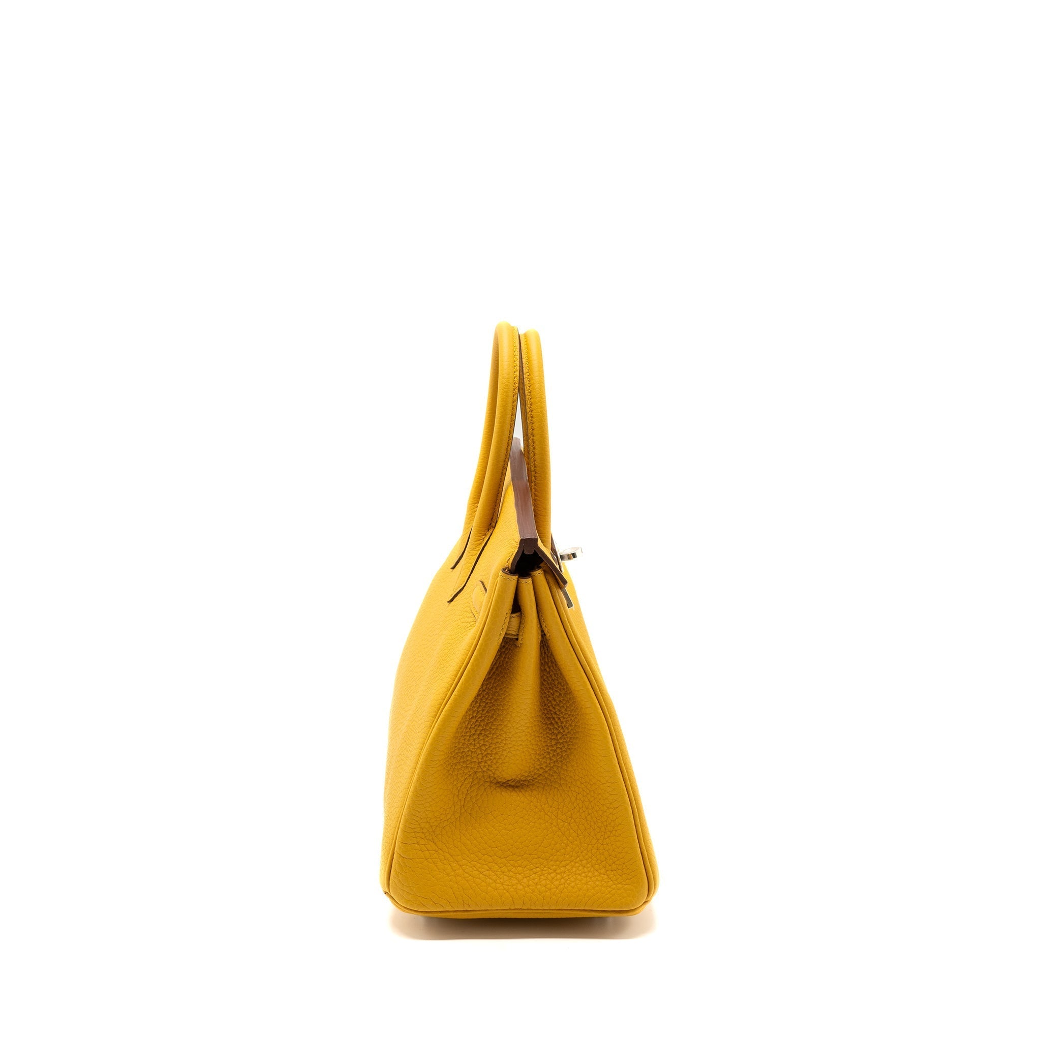 HERMES BIRKIN 25 TOGO JAUNE AMBRE SHW