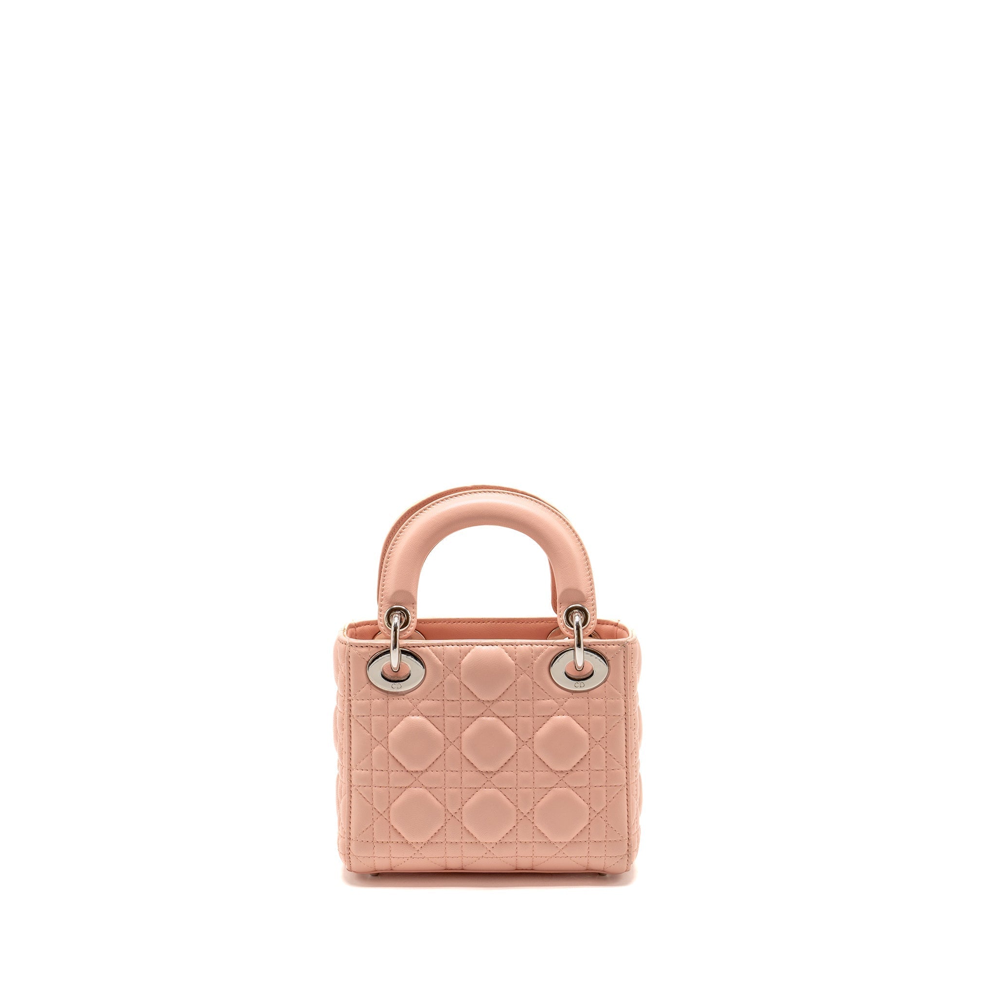 DIOR MINI LADY DIOR LAMBSKIN LIGHT PINK SHW