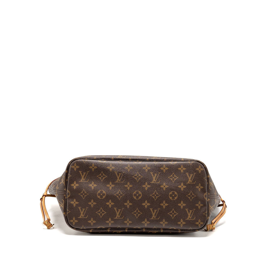 LOUIS VUITTON NEVERFULL MM MONOGRAM CANVAS GHW